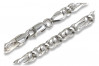 copie du bracelet italien en or jaune blanc 14 carats cb093yw