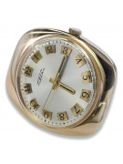 Russische sowjetische Rose 14 Karat 585 Gold Herrenuhr Raketa vw002