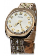 Russe soviétique rose 14k 585 or montre Raketa homme vw002&vbw002