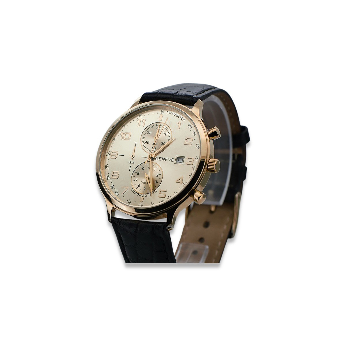 Reloj de hombre ruso soviético rosa 14k 585 de oro Geneve mw005r