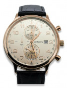 Reloj de hombre ruso soviético rosa 14k 585 de oro Geneve mw005r