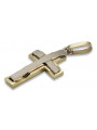 Cruz ★ Católica de Oro russiangold.com ★ Oro 585 333 Precio bajo