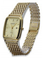 Gold men's watch Geneve ★ zlotychlopak.pl ★ Gold purity 585 333 Low Price!