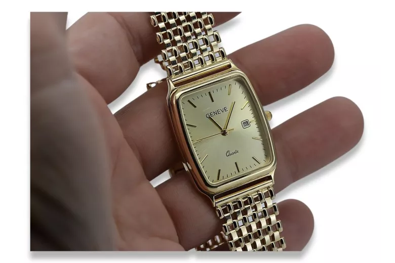 Montre homme en or Genève ★ zlotychlopak.pl ★ Pureté de l’or 585 333 Prix bas!