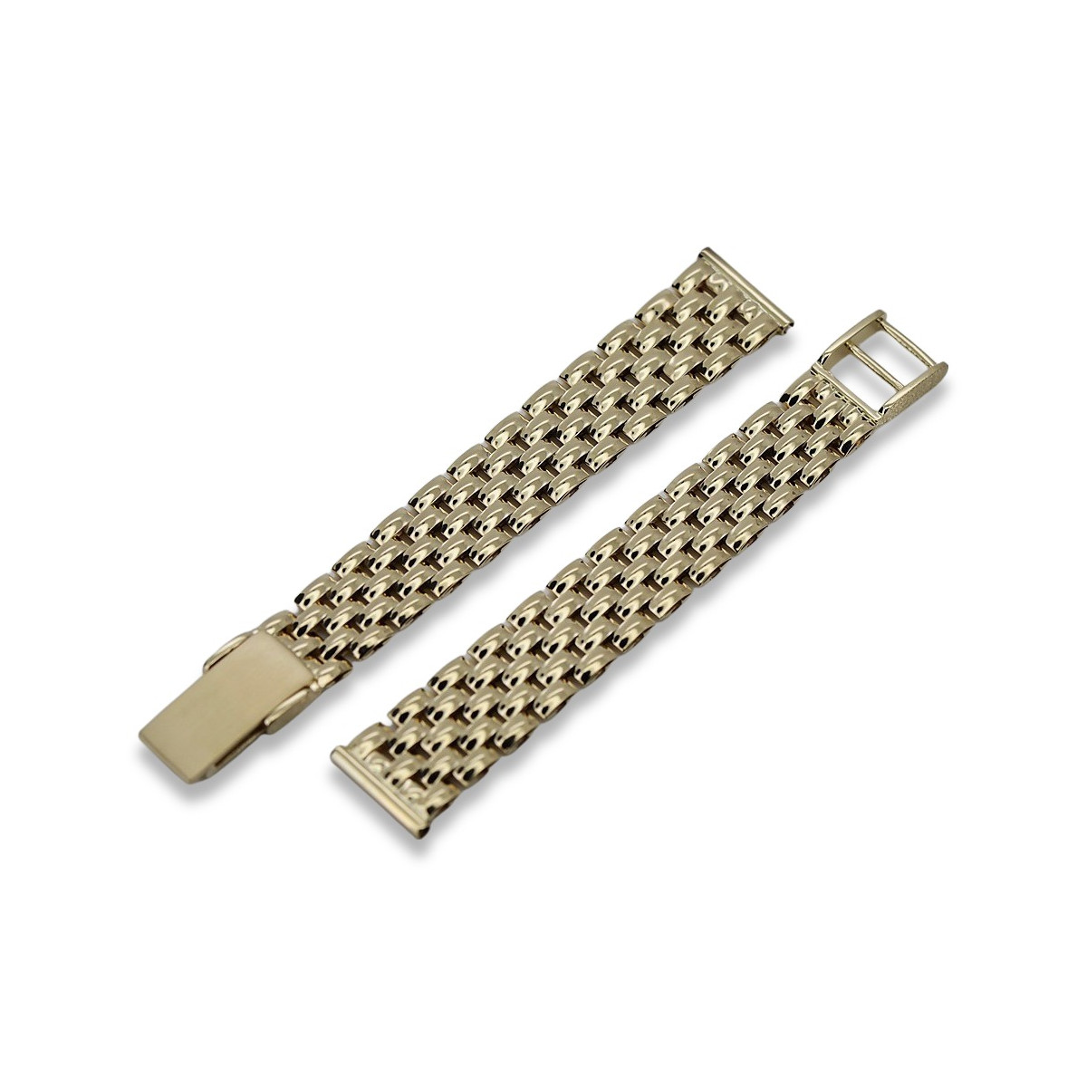 Yellow rose gold watch bracelet ★ russiangold.com ★ Gold 585 333 Low price