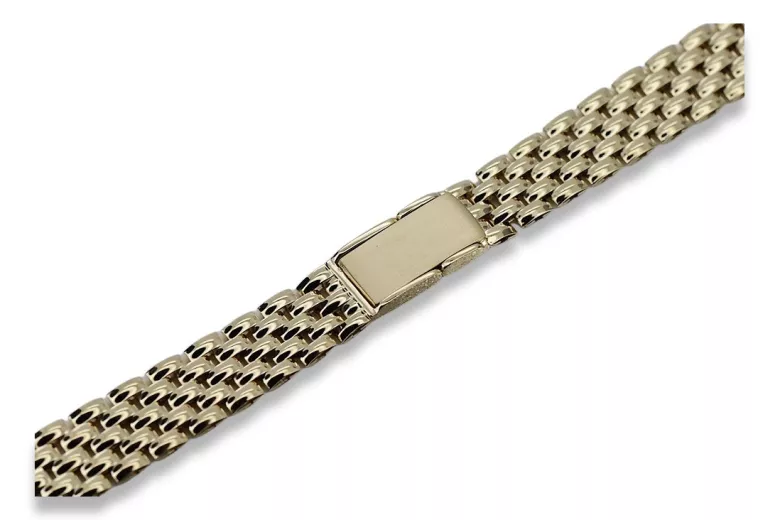 Yellow rose gold watch bracelet ★ russiangold.com ★ Gold 585 333 Low price