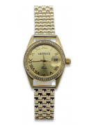 Gold men's watch Geneve ★ zlotychlopak.pl ★ Gold purity 585 333 Low Price!