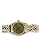 Goldene Herrenuhr Geneve ★ zlotychlopak.pl ★ Gold Reinheit 585 333 Niedriger Preis!