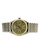 Reloj de oro para hombre Geneve ★ zlotychlopak.pl ★ Pureza de oro 585 333 Precio bajo!