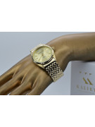 Reloj de oro para hombre Geneve ★ zlotychlopak.pl ★ Pureza de oro 585 333 Precio bajo!