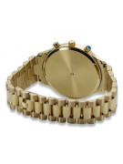 Gold men's watch Geneve ★ zlotychlopak.pl ★ Gold purity 585 333 Low Price!