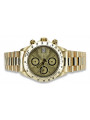 Goldene Herrenuhr Geneve ★ zlotychlopak.pl ★ Gold Reinheit 585 333 Niedriger Preis!