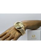 Goldene Herrenuhr Geneve ★ zlotychlopak.pl ★ Gold Reinheit 585 333 Niedriger Preis!