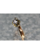 Vintage rose 14k gold 585 Diamond ring vrd353