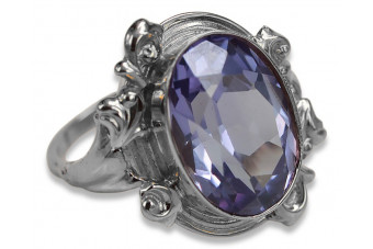 Bague Russe Argent 925 Alexandrite Rubis Émeraude Saphir Zircon vrc100s