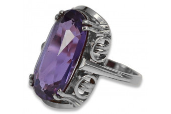 Russian Soviet rose 14k 585 gold Alexandrite Ruby Emerald Sapphire Zircon ring  vrc038