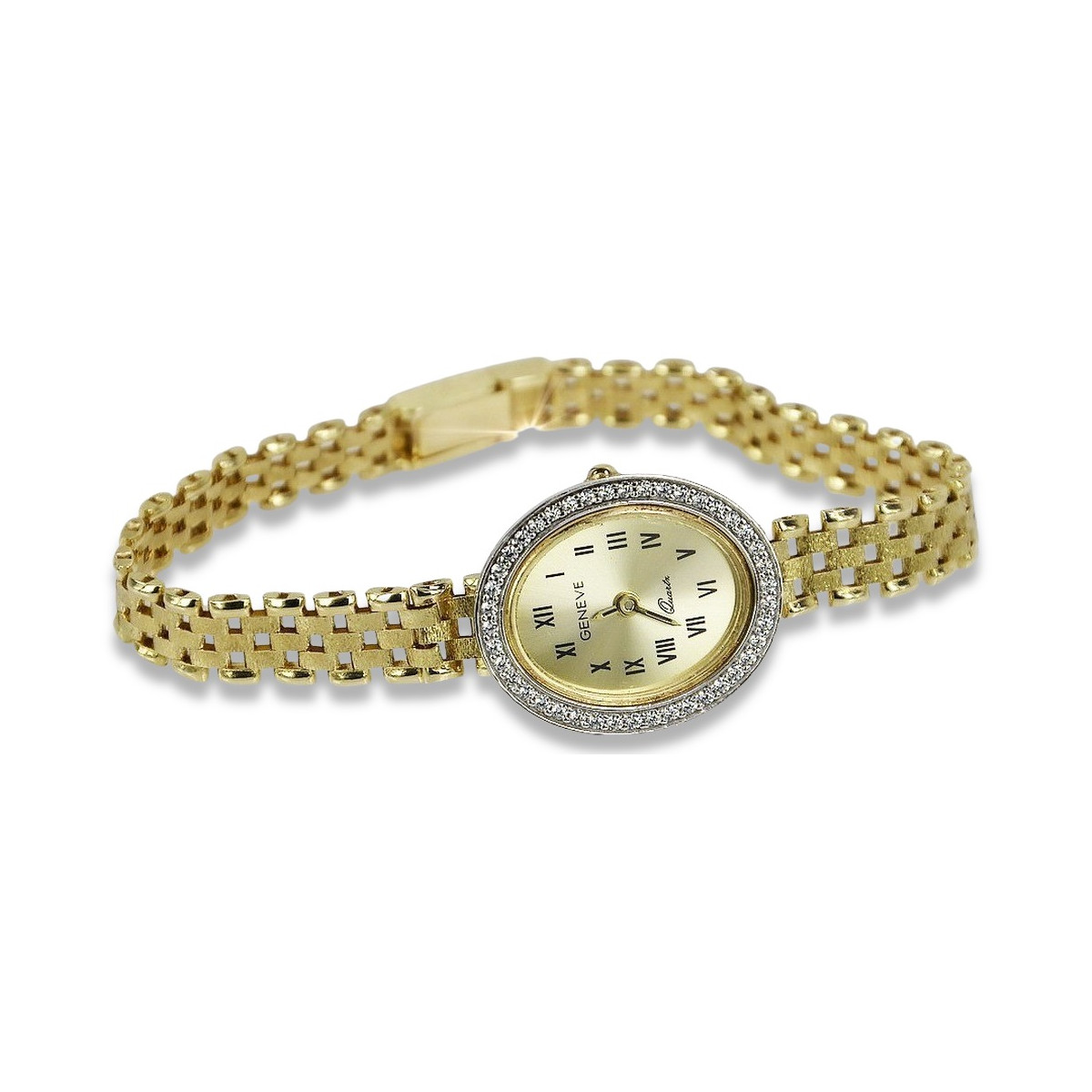 Gold ladies watch ★ zlotychlopak.pl ★ Gold purity 585 333 Low price!