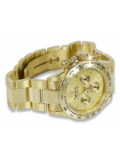 Gold men's watch Geneve ★ zlotychlopak.pl ★ Gold purity 585 333 Low Price!