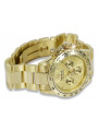 Goldene Herrenuhr Geneve ★ zlotychlopak.pl ★ Gold Reinheit 585 333 Niedriger Preis!