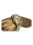 Gold men's watch Geneve ★ zlotychlopak.pl ★ Gold purity 585 333 Low Price!