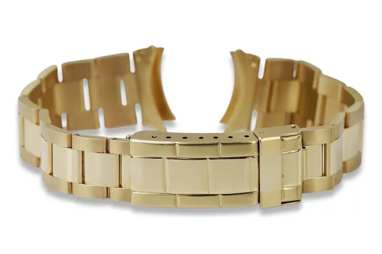 Gold men's watch Geneve ★ zlotychlopak.pl ★ Gold purity 585 333 Low Price!