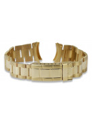 Gold men's watch Geneve ★ zlotychlopak.pl ★ Gold purity 585 333 Low Price!