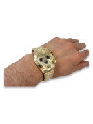 Gold men's watch Geneve ★ zlotychlopak.pl ★ Gold purity 585 333 Low Price!