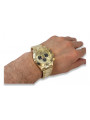 Gold men's watch Geneve ★ zlotychlopak.pl ★ Gold purity 585 333 Low Price!