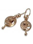 Boucles d’oreilles en or zlotychlopak.pl ★ Échantillon d’or ★ 585 333 Prix bas!