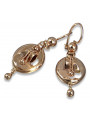 Gold earrings ★ zlotychlopak.pl ★ Gold sample 585 333 Low price!