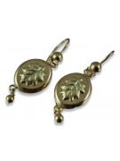 Boucles d’oreilles en or zlotychlopak.pl ★ Échantillon d’or ★ 585 333 Prix bas!