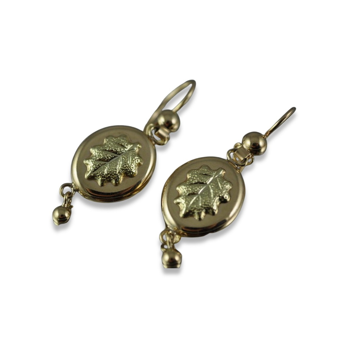 Boucles d’oreilles en or zlotychlopak.pl ★ Échantillon d’or ★ 585 333 Prix bas!