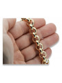 Yellow 14k gold modern Anchor Charms Lady bracelet cb009y