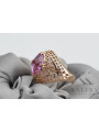 Russische sowjetische Rose 14 Karat 585 Gold Alexandrit Rubin Smaragd Saphir Zirkon Ring vrc030