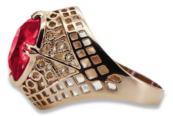 Русская советская роза 14-каратное золото 585 пробы Александрит Рубин Изумруд Сапфир Циркон кольцо vrc030