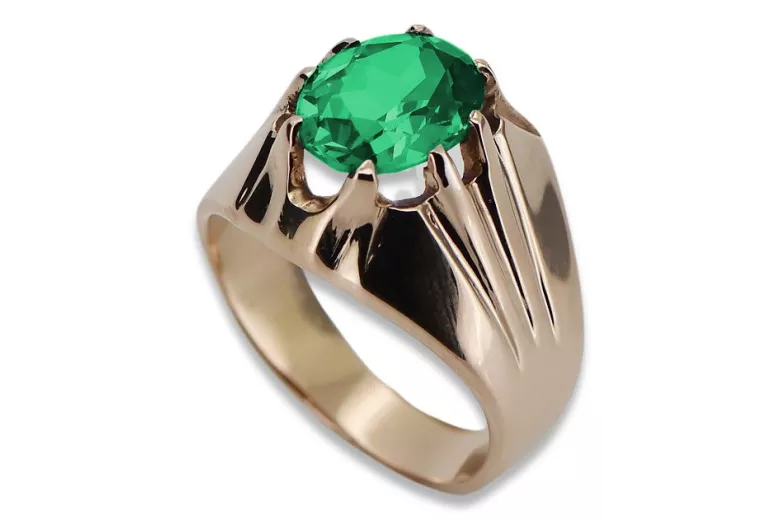 Rose soviétique russe 14k 585 or Alexandrite Ruby Emerald Sapphire Zircon ring vrc016