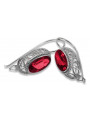 copy of Russe soviétique argent 925 Alexandrite Rubis Émeraude Saphir Aigue-marine Zircon ... Boucles d’oreilles vec023s