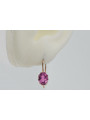 Vintage silver rose gold plated 925 amethyst vec196rp