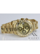 Goldene Herrenuhr Geneve ★ zlotychlopak.pl ★ Gold Reinheit 585 333 Niedriger Preis!