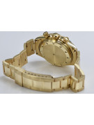 Gold men's watch Geneve ★ zlotychlopak.pl ★ Gold purity 585 333 Low Price!