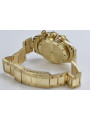 Goldene Herrenuhr Geneve ★ zlotychlopak.pl ★ Gold Reinheit 585 333 Niedriger Preis!