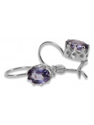 Argent 925 Alexandrite Rubis Émeraude Saphir Aigue-marine Zircon ... Boucles d’oreilles vec196s