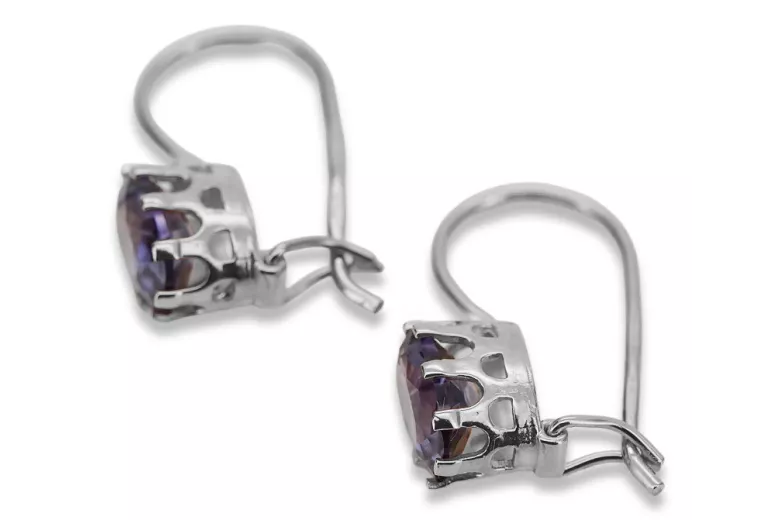 Argent 925 Alexandrite Rubis Émeraude Saphir Aigue-marine Zircon ... Boucles d’oreilles vec196s