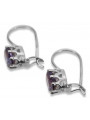 Vintage Vintage 925 Silver Alexandrite earrings vec196s