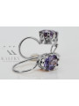 Argint 925 Alexandrite Ruby Smarald Safir Aquamarine Zircon ... cercei vec196s