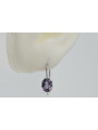 Vintage Vintage 925 Silver Alexandrite earrings vec196s