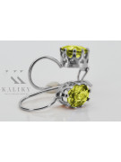 Vintage Vintage 925 Silver Peridot earrings vec196s