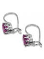 Vintage Vintage 925 Silver Amethyst earrings vec196s