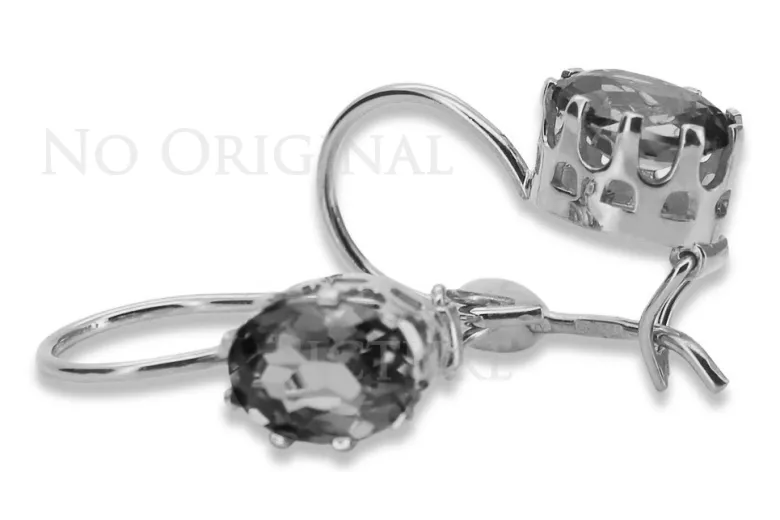 copy of Argent 925 Alexandrite Rubis Émeraude Saphir Aigue-marine Zircon ... Boucles d’oreilles VEC196S