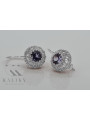 Vintage Vintage 925 Silver Alexandrite earrings vec002s